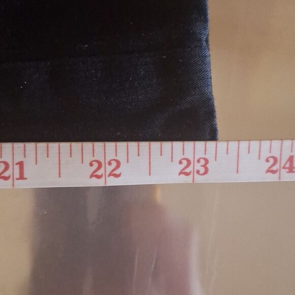 Loft Womens Capri Pants Button Detail Rolled Hem Black Sleek Size 10 - Picture 11 of 11